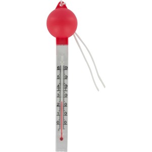 Thermomètre de piscine flottant Steinbach avec tête sphérique rouge pour la mesure de la température.