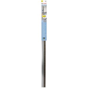 Joint de porte Fix-o-moll avec brosse, aluminium argenté, longueur 1 m. Pour joints de portes et fenêtres.