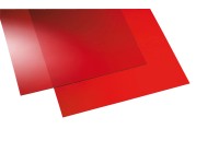 Acryl Platte Eben glatt Rot 250 x 500 mm / Stärke 3 mm