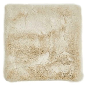 Cuscino per sedia Coste beige (40x40 cm) in poliestere con superficie morbida e soffice.