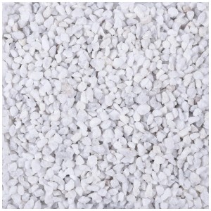 Granulato decorativo bianco (2-3 mm) per vasi, ciotole e progetti di bricolage.