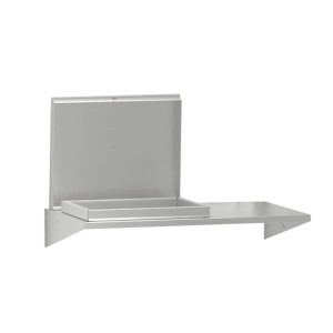 Support sac poubelle Biohort en métal galvanisé pour armoire de jardin.