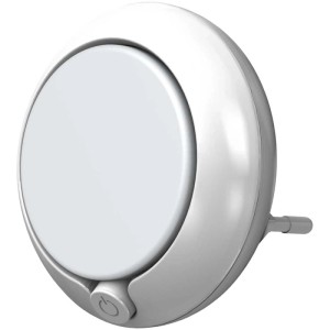 Luce notturna Ledvance Lunetta, bianco caldo, rotonda, con interruttore on/off, da inserire nella presa.