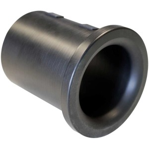 Adaptateur PVC noir Güde (Ø 65 mm) pour le travail du sol et l'enfoncement des tuyaux.