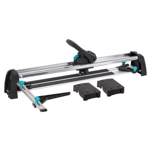 Tagliapiastrelle Wolfcraft TC 670 Expert con accessori per tagli precisi fino a 67 cm.