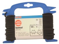 Gummiseil Schwarz Ø 4 mm x 20 m