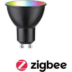 Lampadina LED Paulmann GU10, 4,8 W, controllo smart, luce colorata.