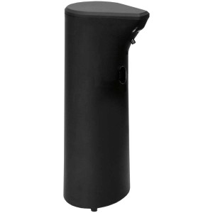 Distributeur de savon noir sans contact Kleine Wolke pour une désinfection hygiénique des mains.
