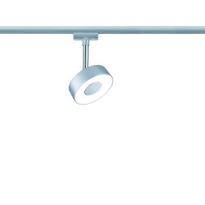 Spot LED Paulmann URail Circle, 5W, chrome mat, pour système de rail URail.
