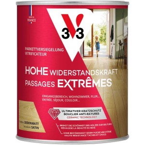 Barattolo da 2,5 l di sigillante per parquet incolore, effetto seta, per pavimenti in legno.