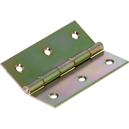 Charnière étroite galvanisée Jaune 60 x 34 mm