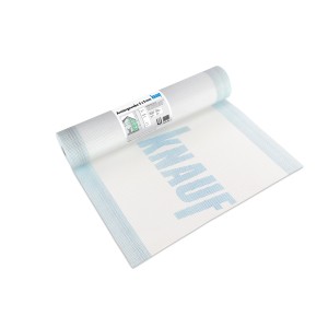 Tessuto di armatura Knauf, larghezza 33 cm, rotolo di tessuto di base per intonaco bianco a maglia stretta.