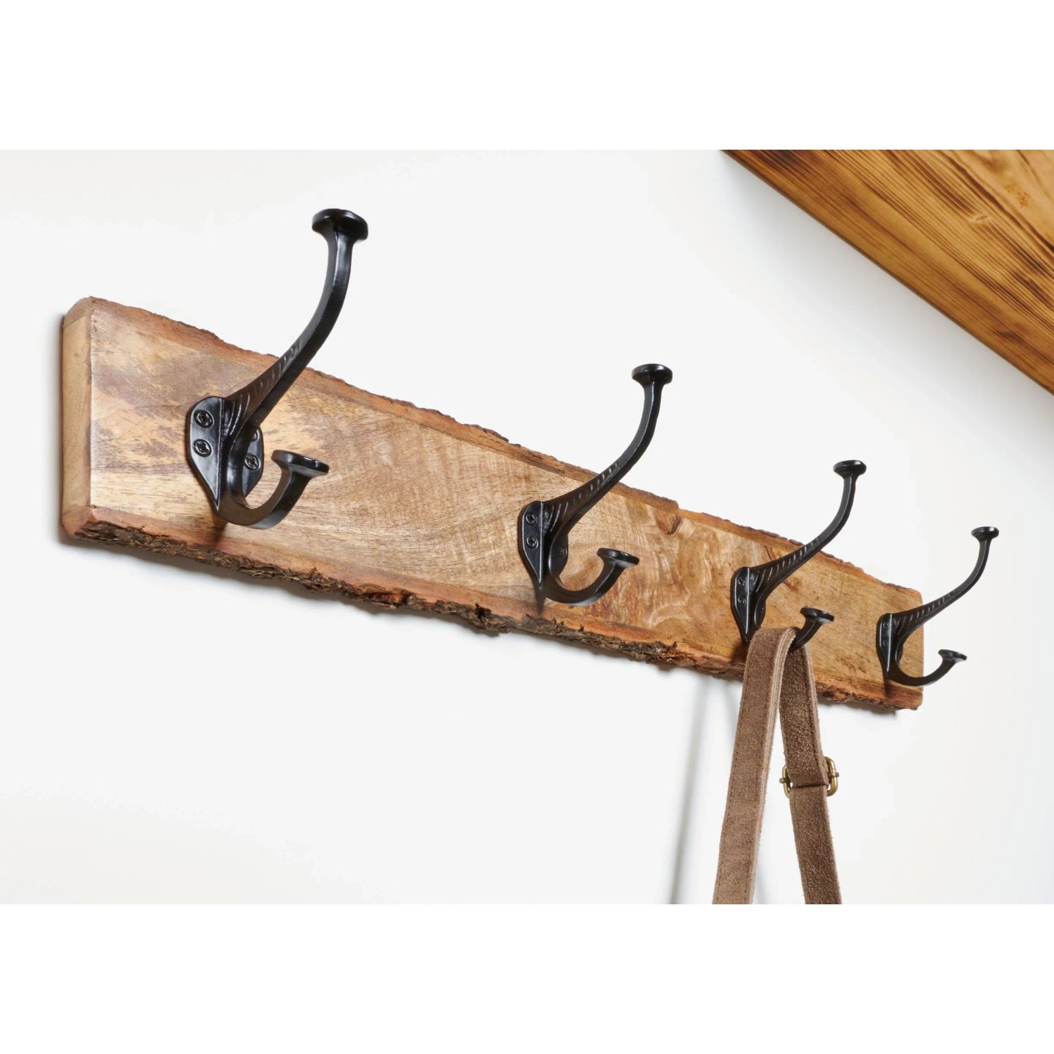 Hettich Holzgarderobe Typ 85 Mangoholz/Metall 4er / 120 x 610 x 105 mm kaufen bei OBI