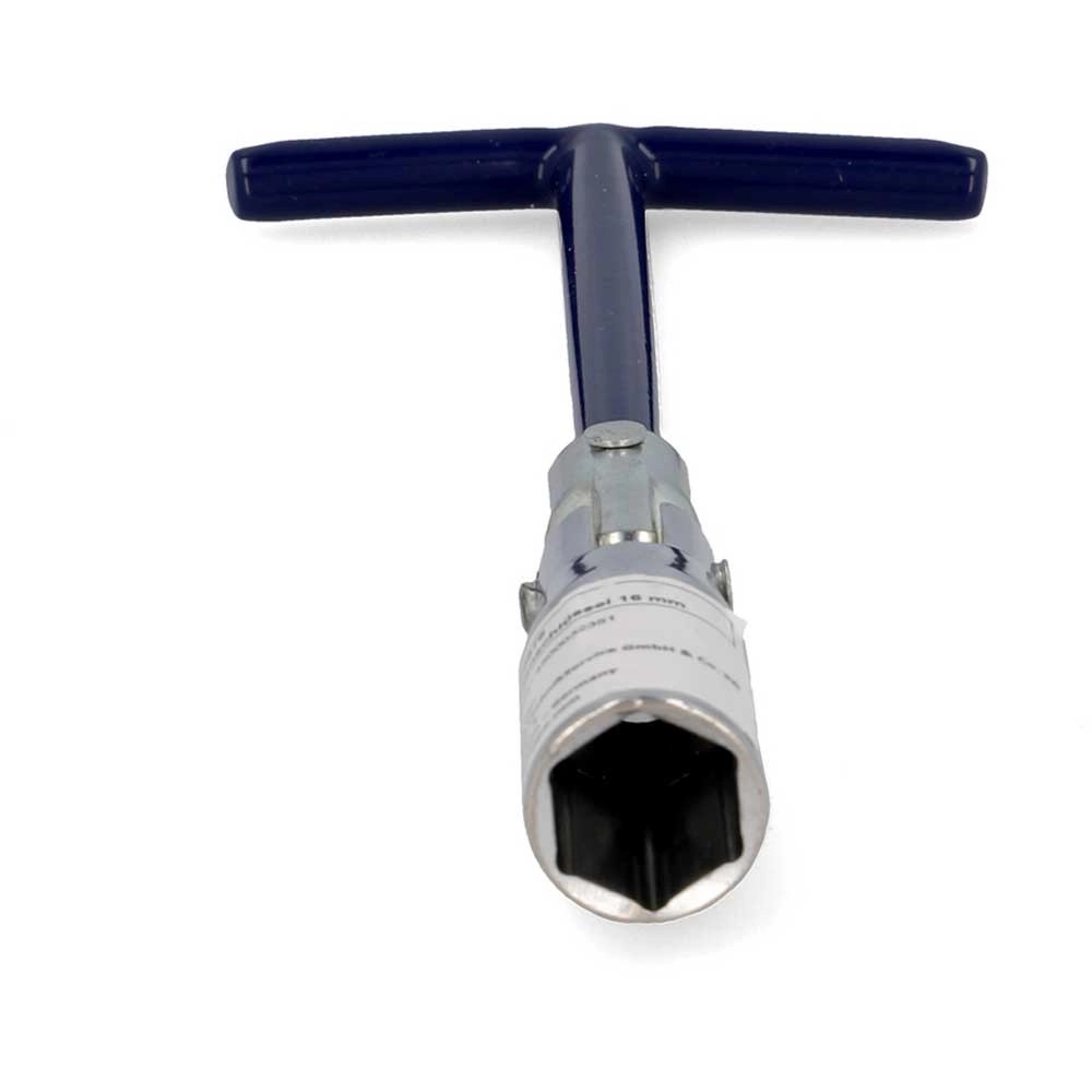 CHIAVE A T PER CANDELA 21mm CON SNODO 450mm BRIXO - Foto 3