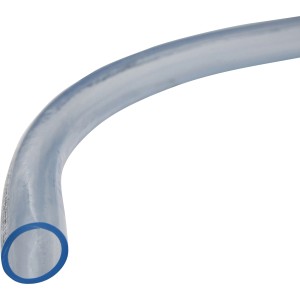 Tubo trasparente Fitt, Ø 19 mm. Tubo da giardino flessibile per alimenti e industria.