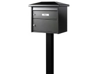 Burg-Wächter Briefkastenständer Schwarz Burg-Wächter Briefkastenständer Schwarz
