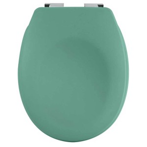 Spirella Sedile WC Neela, duroplastico, verde opaco. Sedile WC con chiusura rallentata.