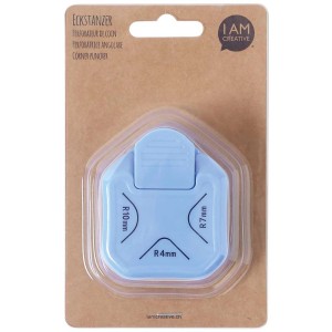 Eckstanzer mit 3 Rundungen (4, 7, 10 mm) für Papier bis 180 g/m².