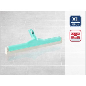 Tergivetro Leifheit Click Bad turchese con lama XL per piastrelle e pavimenti.
