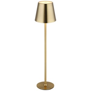 Globo Lampada da tavolo a batteria Vannie LED, ottone, dimmerabile, per interni/esterni