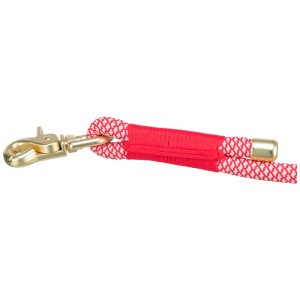 Trixie guinzaglio estensibile Soft Rope, rosso-crema, 2 m con moschettone.