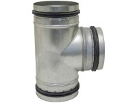 Wickelfalz-Abzweiger mit Lippendichtung 90° / Ø 100 mm