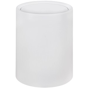 Cestino basculante bianco Wenko Atri, 6 litri, per bagno e WC.