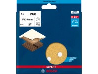 Bosch Expert Schleifpapier C470 8-Loch Ø 125 mm / G 60 / 5-tlg. Bosch Expert Schleifpapier C470 8-Loch Ø 125 mm / G 60 / 5-tlg.