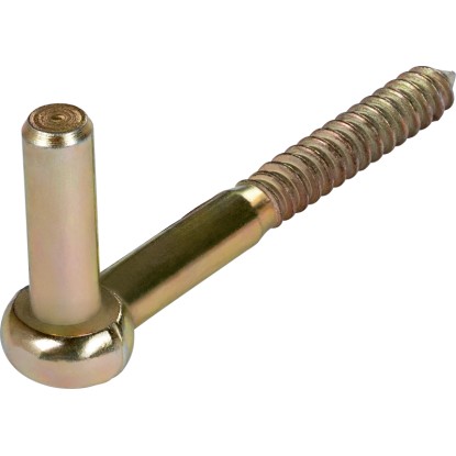 Cardine vite zincato Giallo 120 mm / Ø 13 mm
