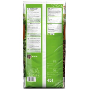 Sacco di corteccia di pino GROW by OBI a grana grossa 20-40mm, 45l per pacciamatura e controllo delle infestanti.