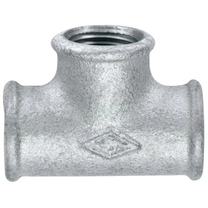Mateu Raccordo a T acciaio zincato 1/2"