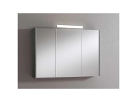 LED-Spiegelschrank Zement (HxBxT) 70 x 100 x 15 cm