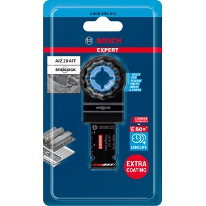 Lame plongeante Bosch Expert AIZ20AIT pour métal, 20x40mm, accessoire pour outils multifonctions.