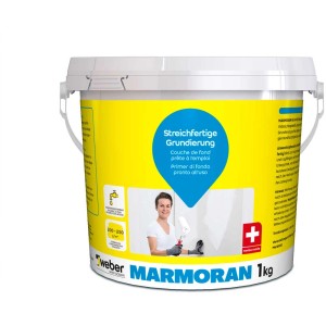 Secchio di primer Marmoran G111, pronto all'uso, 1 kg. Primer per intonaco e superfici stabili.
