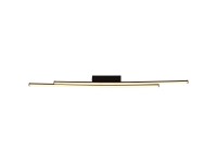 Globo LED-Deckenleuchte Kirina Metall Schwarz (HxBxT) 6,6 x 6 x 110 cm