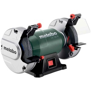 Meuleuse d'établi Metabo DS 150 M pour affûter, meuler et ébavurer avec écrans pare-étincelles.