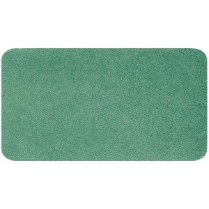 Tapis de bain Spirella Highland vert basilic, 70x120 cm, en polyester doux.
