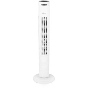 Ventilateur tour Emerio blanc, hauteur 78 cm, puissance 35 W. Ventilateur pour une bonne distribution de l'air.