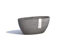 Ecopots Pflanzgefäss Sofia Grau (HxBxT) 13,5 x 13 x 30 cm