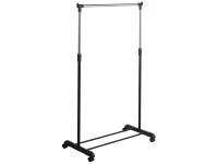 MSV Kleiderständer höhenverstellbar mit Rollen