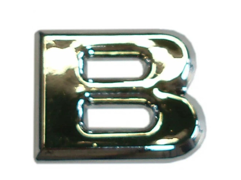 Luxbling Auto Chrom 3D Buchstabe Gold - A Für Auto & Motorrad