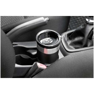 Clatronic KA 3733 macchina caffè con tazza termica nel portabicchieri auto.
