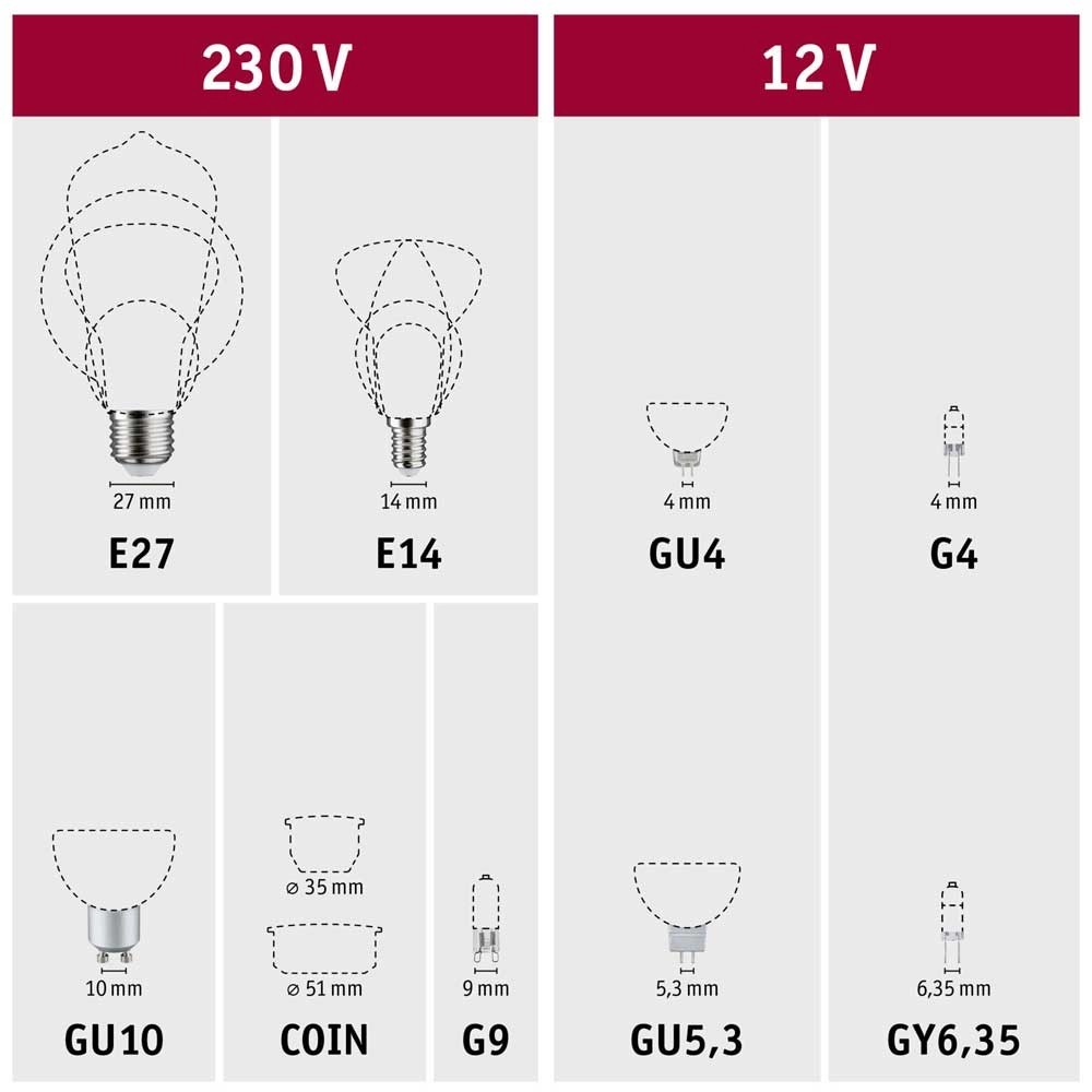 Lampadina Led Paulmann Con Gabbia Nero E27 4,2w 1800k - 29083 - Foto 5