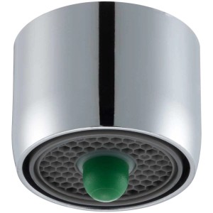 Aeratore Neoperl Honeycomb Push cromato per rubinetti M22.
