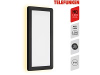Telefunken Aussenleuchte Nizza LED rechteckig Schwarz 16 W / 2'000 lm