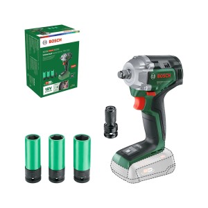 Avvitatore a impulsi a batteria Bosch UniversalImpactDrive 18V-350 Solo con accessori.