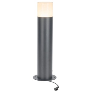Lampioncino LED Schönenberger, antracite, rotondo, 20 cm, luce bianca calda per esterni.