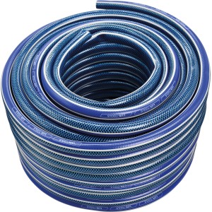 Tubo da giardino LUX blu arrotolato da 19 mm (3/4) con lunghezza di 50 m.
