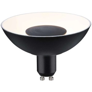 Lampada a LED Paulmann GU10, dimmerabile, bianco e nero, 4,9W. Riflettore per luce direzionale.