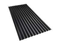 Gutta Wellplatte Guttanit+ 76/18 Schwarz 200 x 90 cm